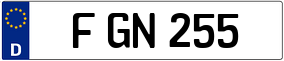 Truck License Plate